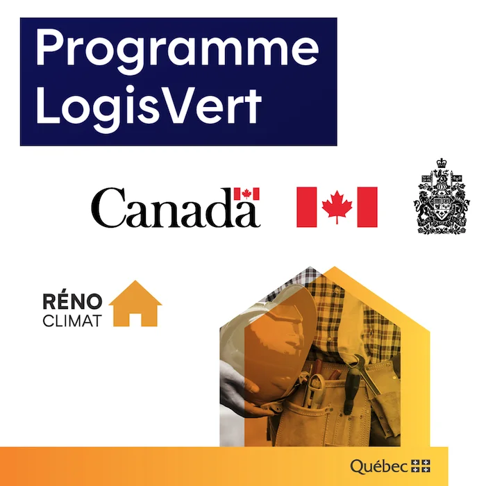 Logos des programmes de subventions disponibles pour les thermopompes au Québec